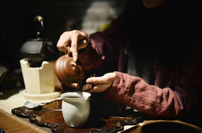 紫砂壶泡茶